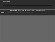 Tablet Screenshot of iback.com